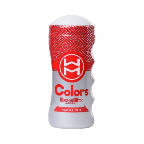 Мультирельефный мастурбатор MensMax Colors - Branch Red