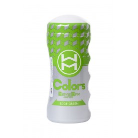 Мультирельефный мастурбатор MensMax Colors - Edge Green