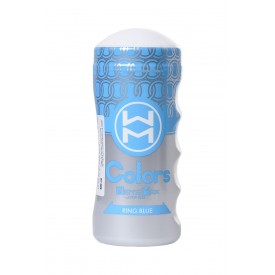 Мультирельефный мастурбатор MensMax Colors - Ring Blue